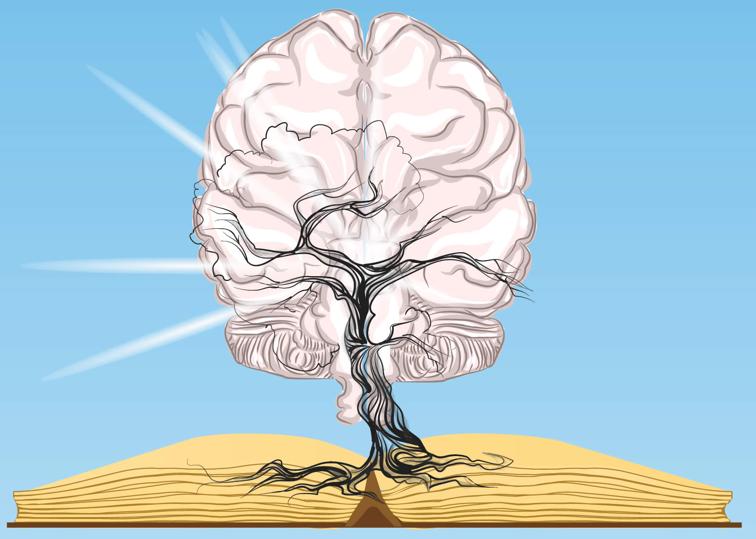 Brain pdf. Книга мозг. Мозг с книжкой. Мозг с книжкой вектор. Книги о мозге с иллюстрациями.