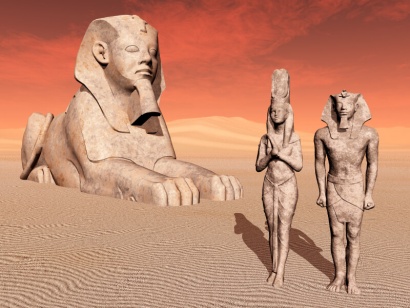 faraon-estatua